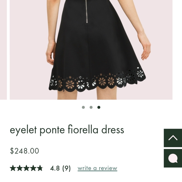eyelet ponte fiorella dress|OFF 72 
